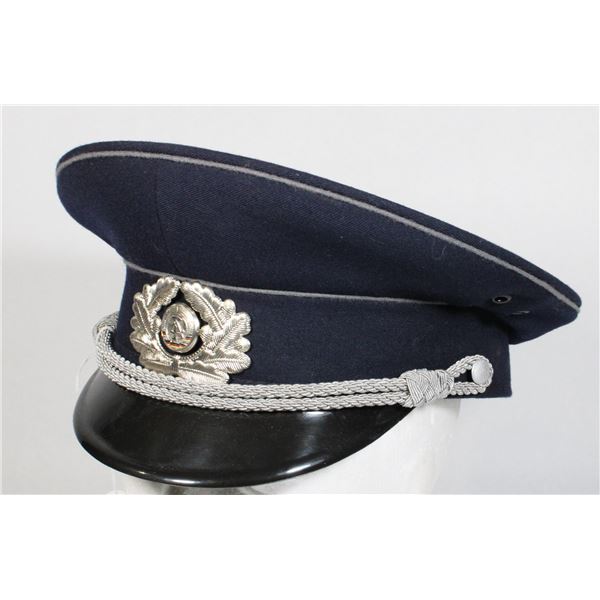 #113  EAST GERMAN OFFICERS VISOR CAP PENAL SYSTEM