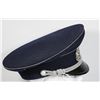 Image 3 : #113  EAST GERMAN OFFICERS VISOR CAP PENAL SYSTEM