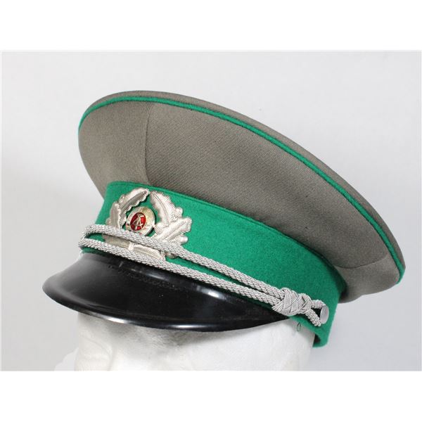#115 EAST GERMAN OFFICERS VISOR CAP PEOPLES POLICE