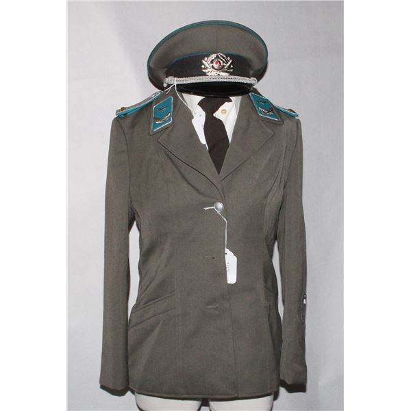 #127  EAST GERMAN AIR FORCE UNIFORM W/ PEAKED CAP