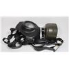 Image 3 : #148 COLD WAR GERMAN MILITARY GAS MASK W/FILTER