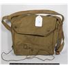 Image 1 : #151 WW2 CANADIAN GAS MASK BAG 1942 KHAKI