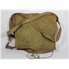 Image 2 : #151 WW2 CANADIAN GAS MASK BAG 1942 KHAKI