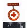 Image 1 : #158 CANADIAN RED CROSS SOCIETY BADGE SILVER NAMED