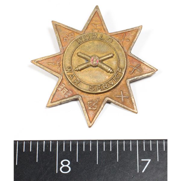 #171 WW1 UNITED STATES WORLD WAR SERVICE BADGE
