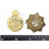 Image 1 : #173 PAIR WW2 CANADIAN CAP BADGES INC RCASC