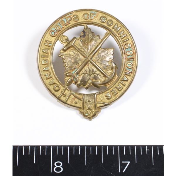#177 CANADIAN CORPS OF COMMISSIONAIRES CAP BADGE