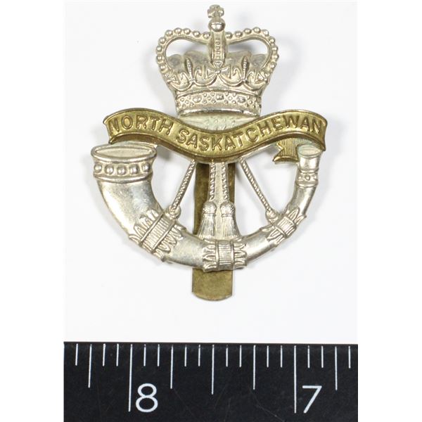 #185 CANADIAN NORTH SASKATCHEWAN CAP BADGE