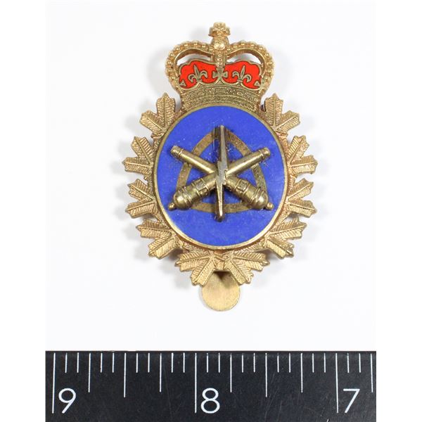 #198 CANADIAN FORCES CAP BADGE LORE BRANCH