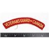Image 1 : #208 VETERANS GUARD OF CANADA SHOULDER TITLE CLOTH