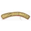 Image 2 : #208 VETERANS GUARD OF CANADA SHOULDER TITLE CLOTH