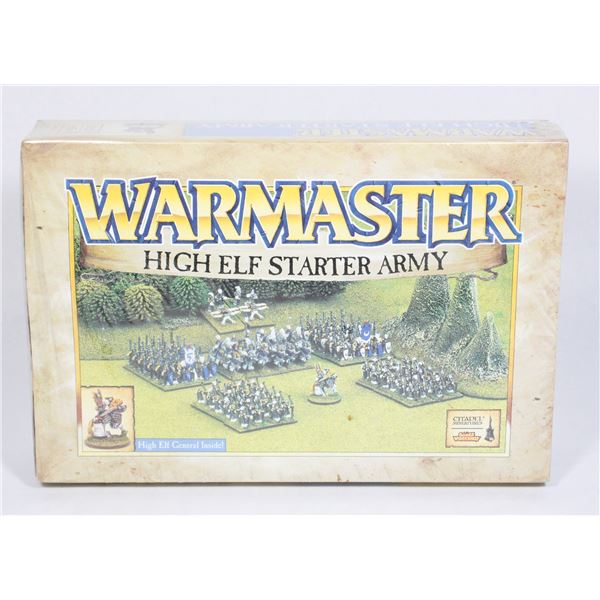 #213 SEALED WARMASTER HIGH ELF STARTED ARMY 1999
