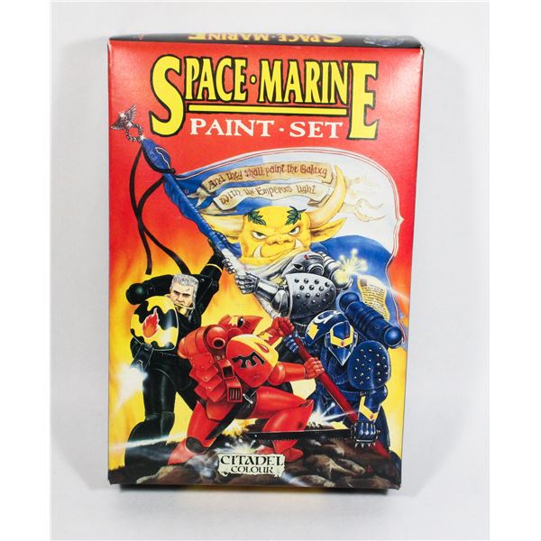 #235 BOX ONLY WARHAMMER 40K SPACE MARINE PAINT SET