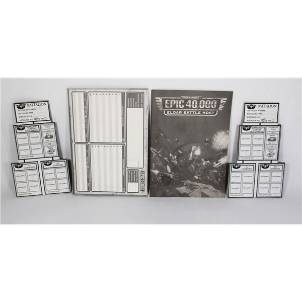 #240 WARHAMMER 40K BOOKLET AND PIECES INCLUDES