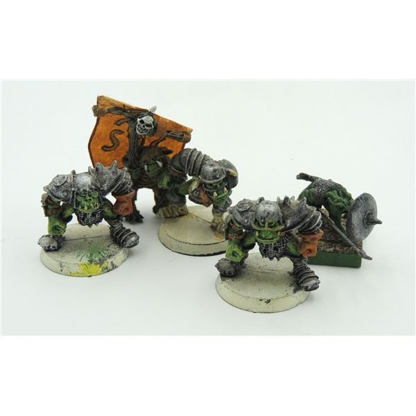 #272 PAINTED METAL WARHAMMER  ORC ARMY LOT