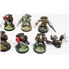 Image 3 : #370 WARHAMMER 40K LOT OF 9 HAND PAINTED FIGURES
