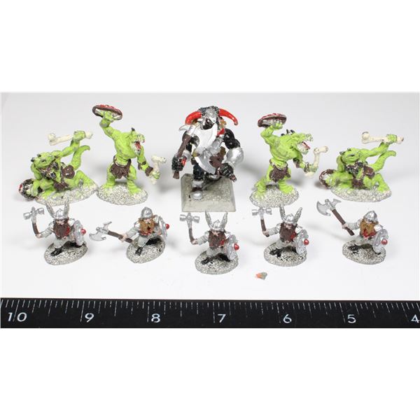 #382 VINTAGE RMI /ASSORTED METAL MINIATURE FIGURES