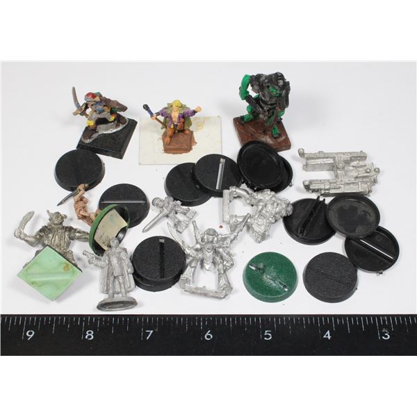 #393  ASSORTED METAL MINIATURES PAINTED /UNPAINTED