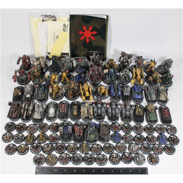 #417 BATTLETECH MECHWARRIOR LOT OF 96 MECHS 2002