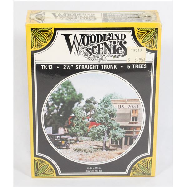 #419 SEALED WOODLAND SCENES TK13 TREE TRUNK 1982