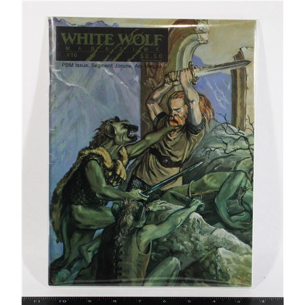 #449 WHITE WOLF MAGAZINE #16 JUNE JULY 1989 RPG