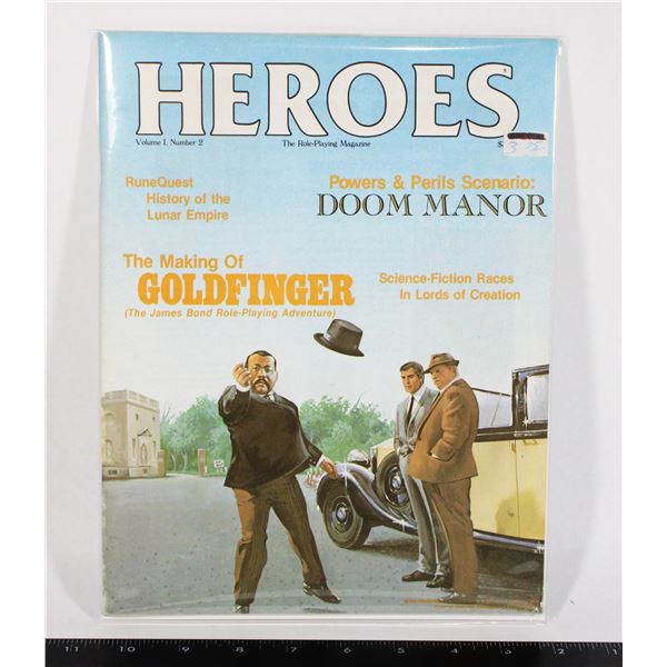 #450 HEROES VOLUME 1 #2 ROLE-PLAYING MAGAZINE 1984