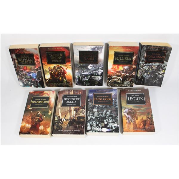 #463 WARHAMMER 40K HORUS HERESY LOT OF 9 BOOKS