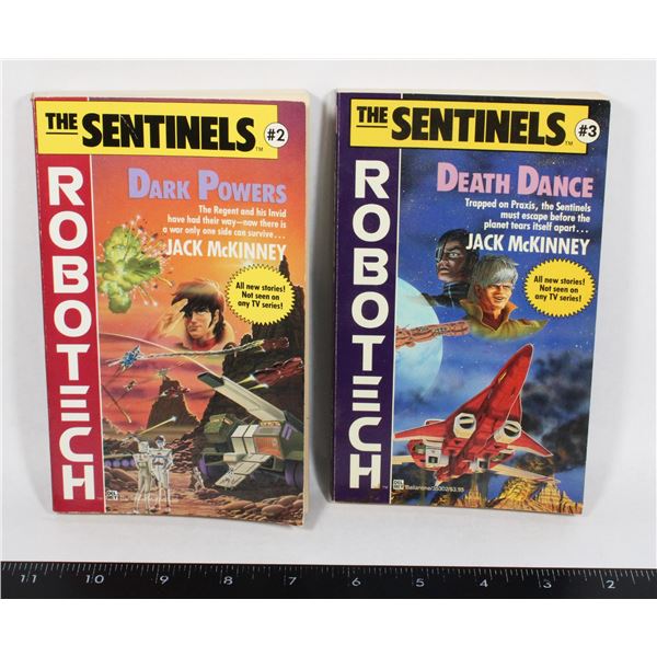 #468  ROBOTECH THE SENTINELS LOT 2 SOFTCOVER BOOKS