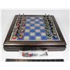 Image 1 : #476 FRANKLIN MINT BATTLE OF WATERLOO CHESS SET