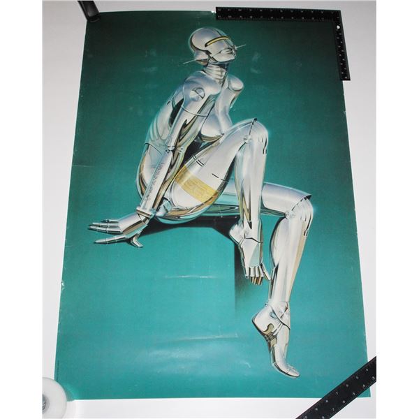 #487 1992 AIRBRUSH ACTION POSTER HAJIME SORAYAMA
