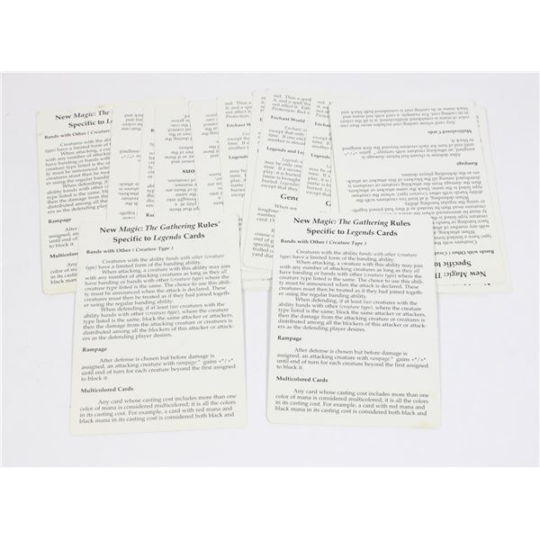 #496 MAGIC THE GATHERING LEGENDS INFORMATION CARD