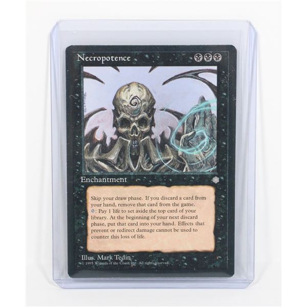 #497 MAGIC THE GATHERING NECROPOTENCE CARD 1995