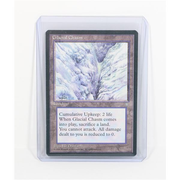 #498  MAGIC THE GATHERING GLACIAL CHASM CARD 1995