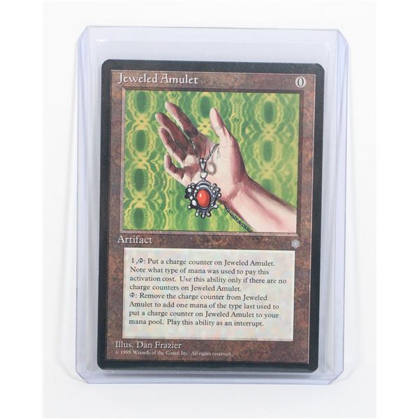 #499 MAGIC THE GATHERING JEWELED AMULET CARD 1995