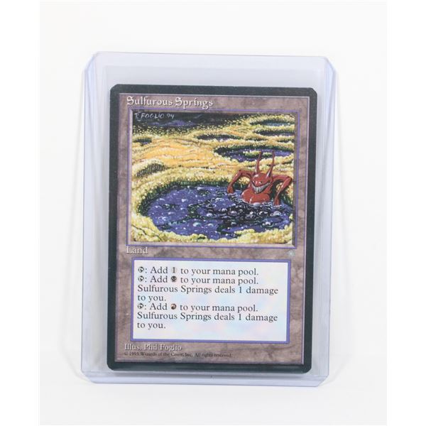 #500 MAGIC THE GATHERING SULFUROUS SPRINGS CARD