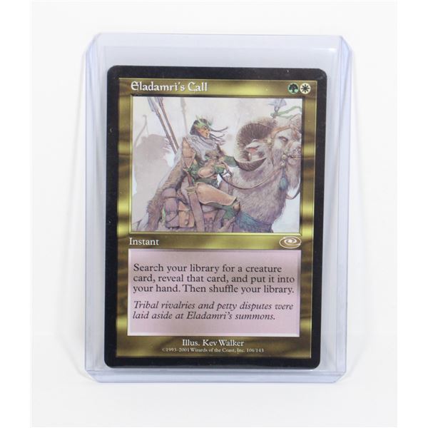 #501 MAGIC THE GATHERING ELADAMRI'S CALL CARD 2001