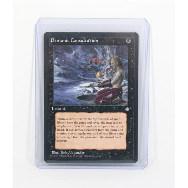 #505 MAGIC THE GATHERING  DEMONIC CONSULTATION