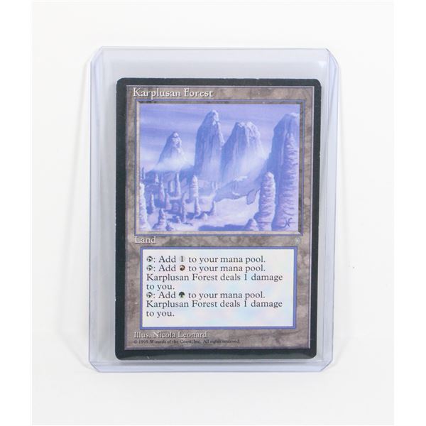 #507 MAGIC THE GATHERING KARPLUSAN FOREST CARD