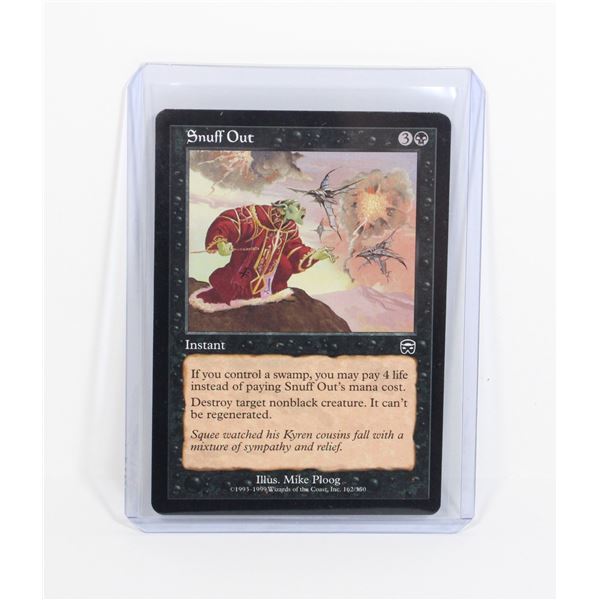 #508 MAGIC THE GATHERING SNUFF OUT CARD 1999