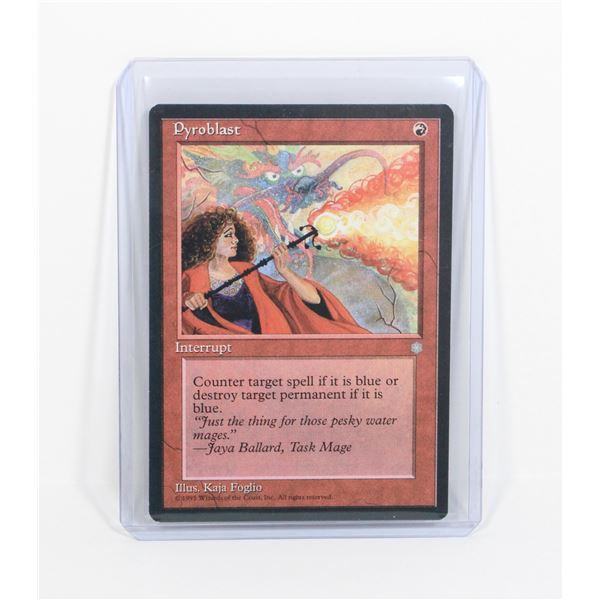 #513 MAGIC THE GATHERING PYROBLAST CARD 1995