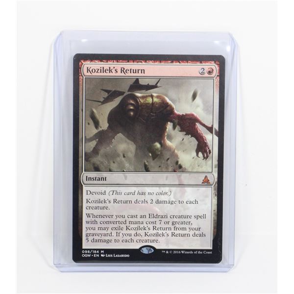 #517 MAGIC THE GATHERING KOZILEK'S RETURN CARD