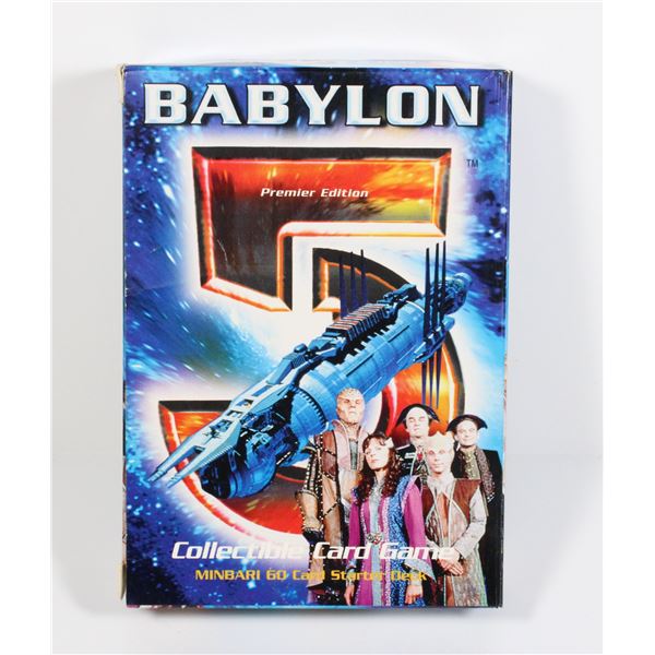 #552 BABYLON 5 COLLECTIBLE CARD GAME BOXED 1997