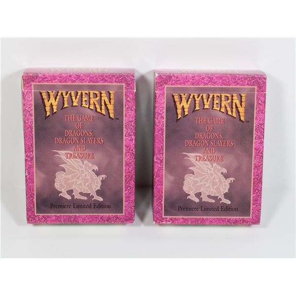 #553 LOT 2 WYVERN CARD GAME LIMITED EDITION 1994