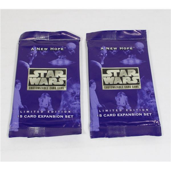 #586 STAR WARS CUSTOMIZABLE CARD GAME SEALED PACK
