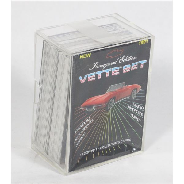 #593 INAUGURAL EDITION VETTE SET CORVETTE CARDS