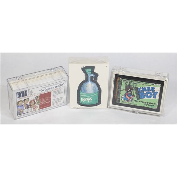 #604 1991 TOPPS WACKY PACKAGES LOT OF 3 CARD PACKS