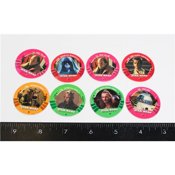 #609 1999 STAR WARS THE PHANTOM MENACE POGS