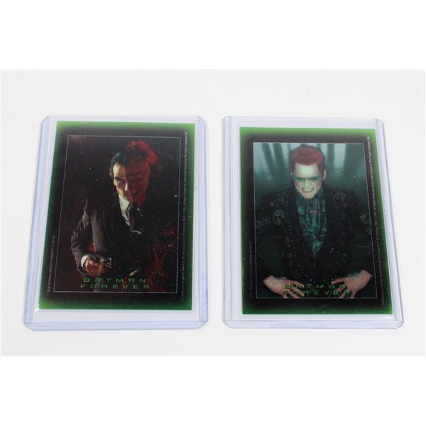 #611 BATMAN FOREVER STICKER CARD TOPPS B2 B3 1995