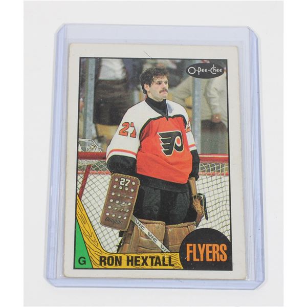 #613 O-PEE-CHEE RON HEXTALL FLYERS NHL CARD 1987