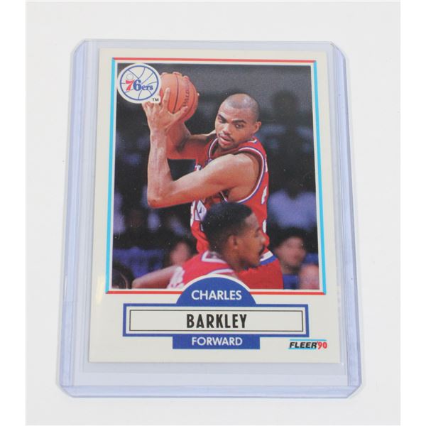 #615 FLEER 90 CHARLES BARKLEY 1990 BASKETBALL CARD